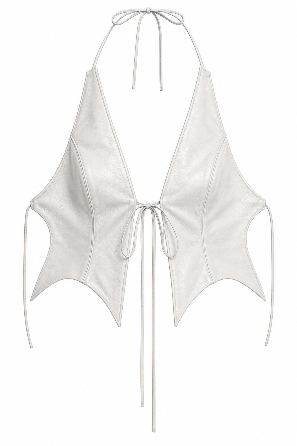Bat leather top white