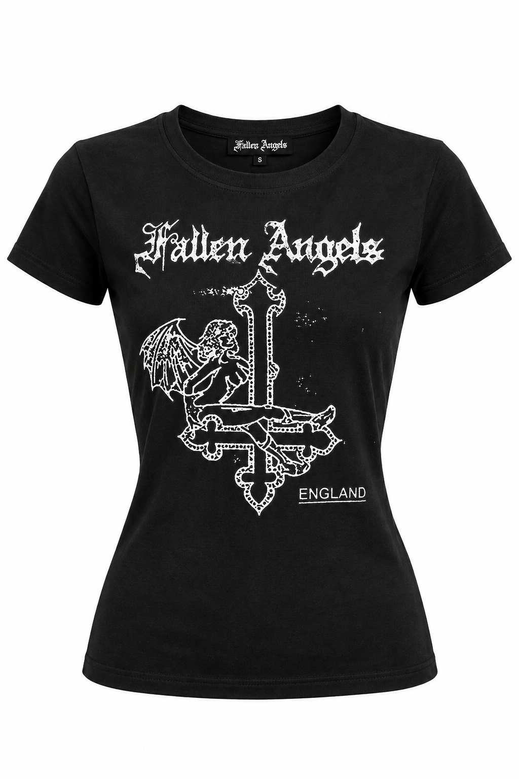Fallen Angels Black Logo T-shirt
