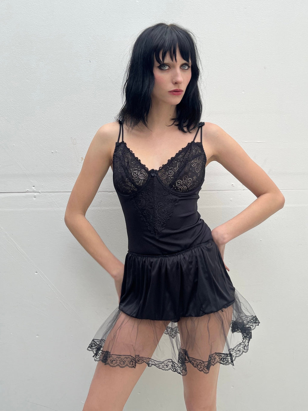 Lingerie babydoll skirt