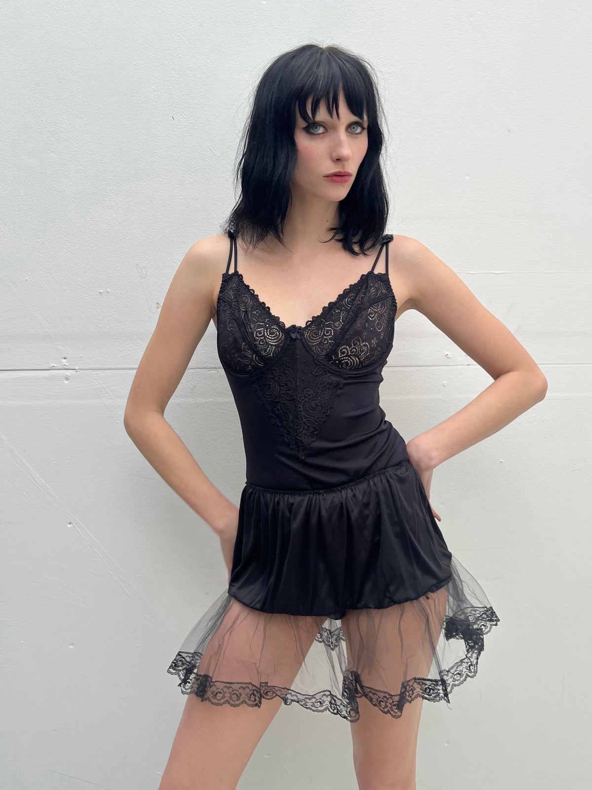 Lingerie babydoll skirt