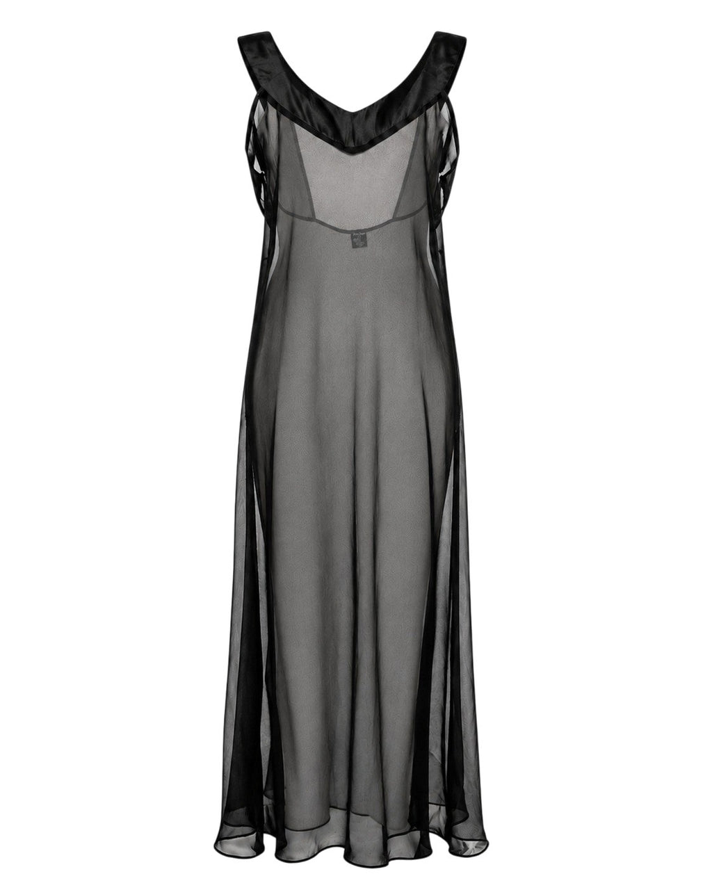 Fallen Angel chiffon silk sheer gown