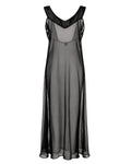 Fallen Angel chiffon silk sheer gown
