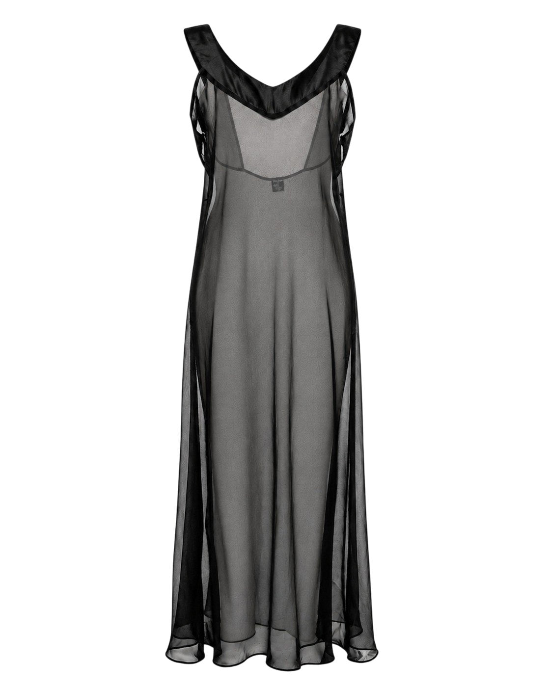 Fallen Angel chiffon silk sheer gown