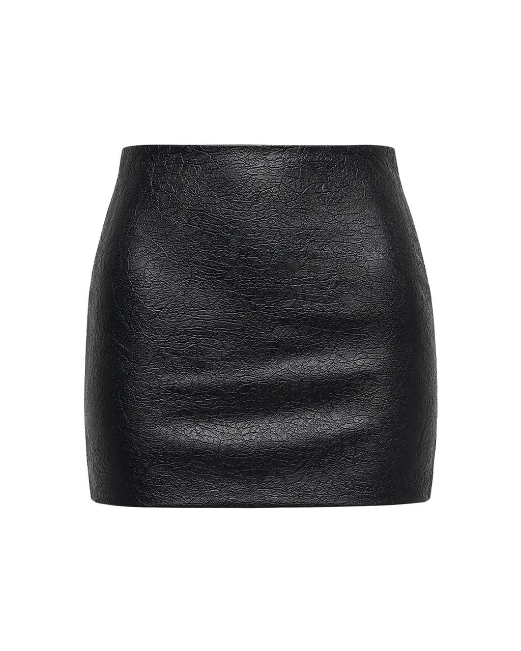 Desire leather cut out skirt