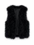 Marabou Feather Vest