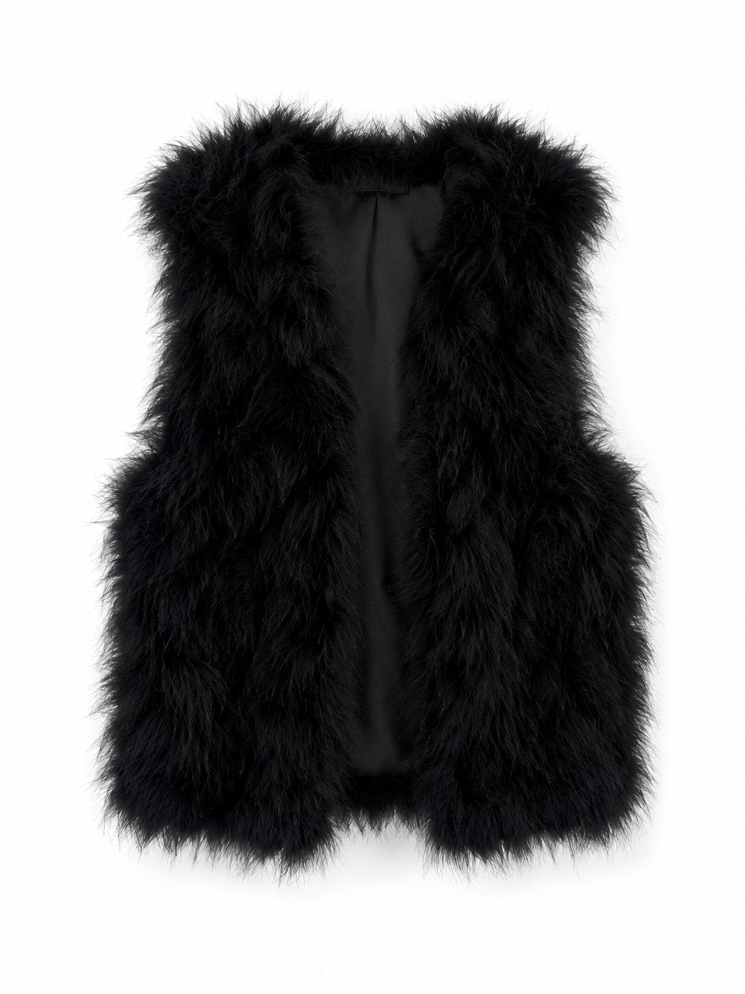 Marabou Feather Vest