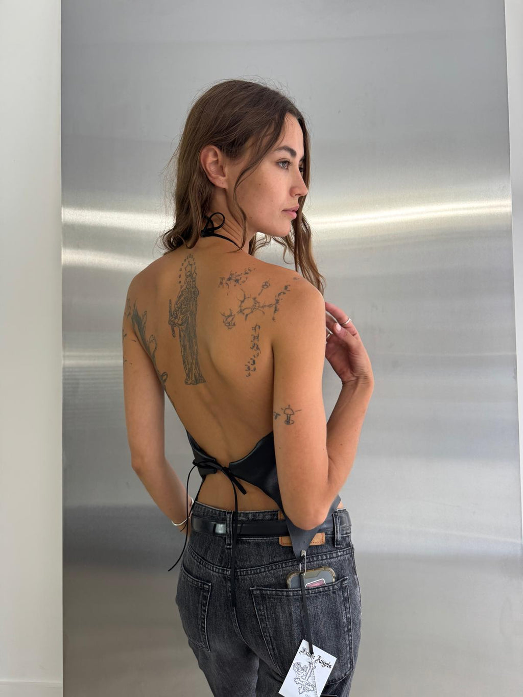 Bat leather top