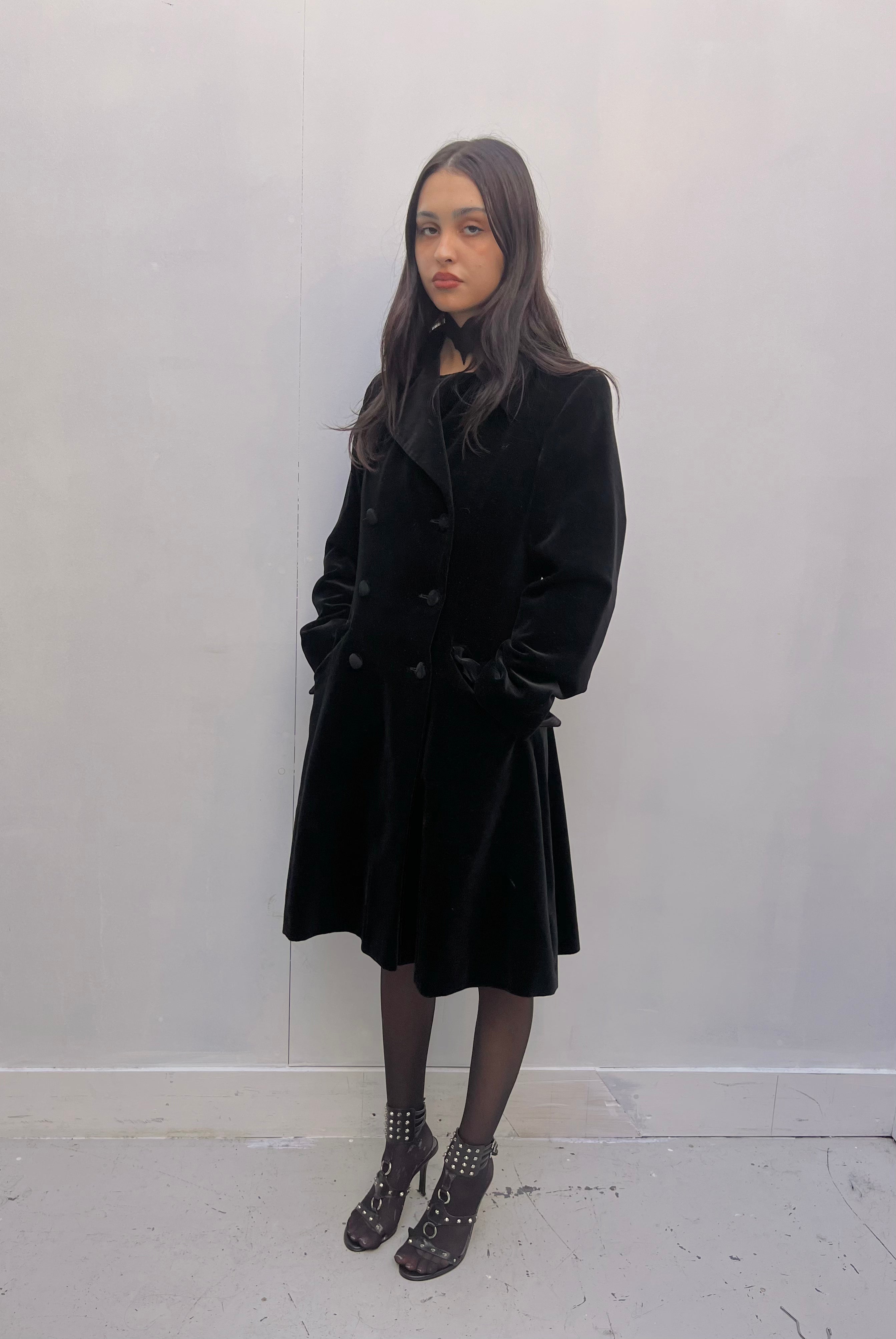 Silk Velvet Coat